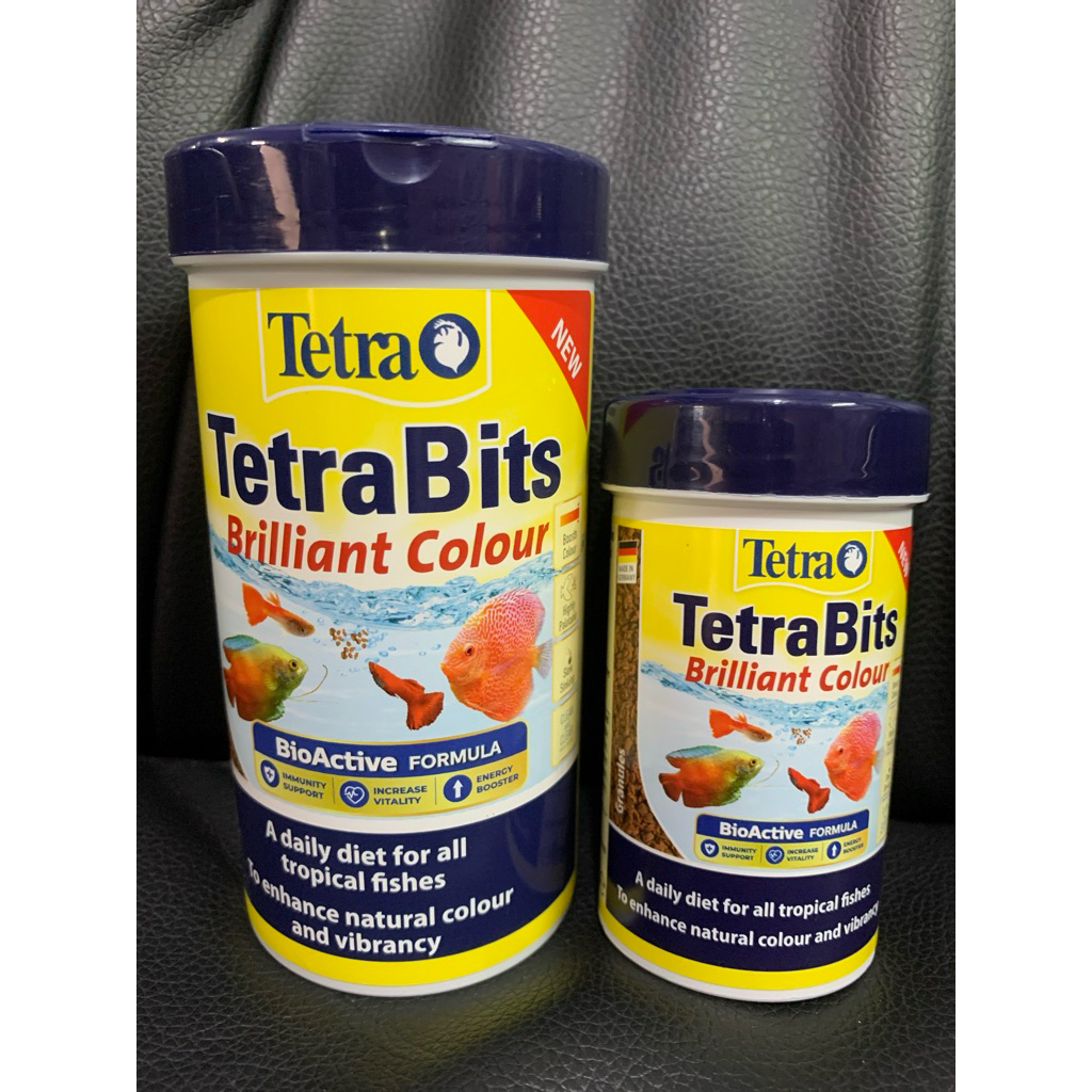 Tetra Bits Brilliant Colour เทรดตร้าบีท สูตรเร่งสีปลาสวยงาม สำหรับปลาขนาดเล็กทุกสายพันธ์ หมดอายุ เดือน7/69