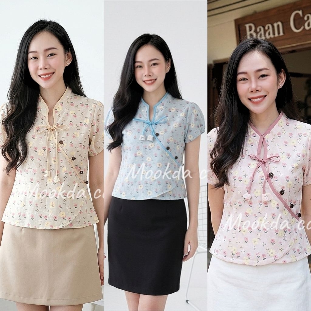 💖💖เสื้อลูกไม้ ปักลายดอก💖💖