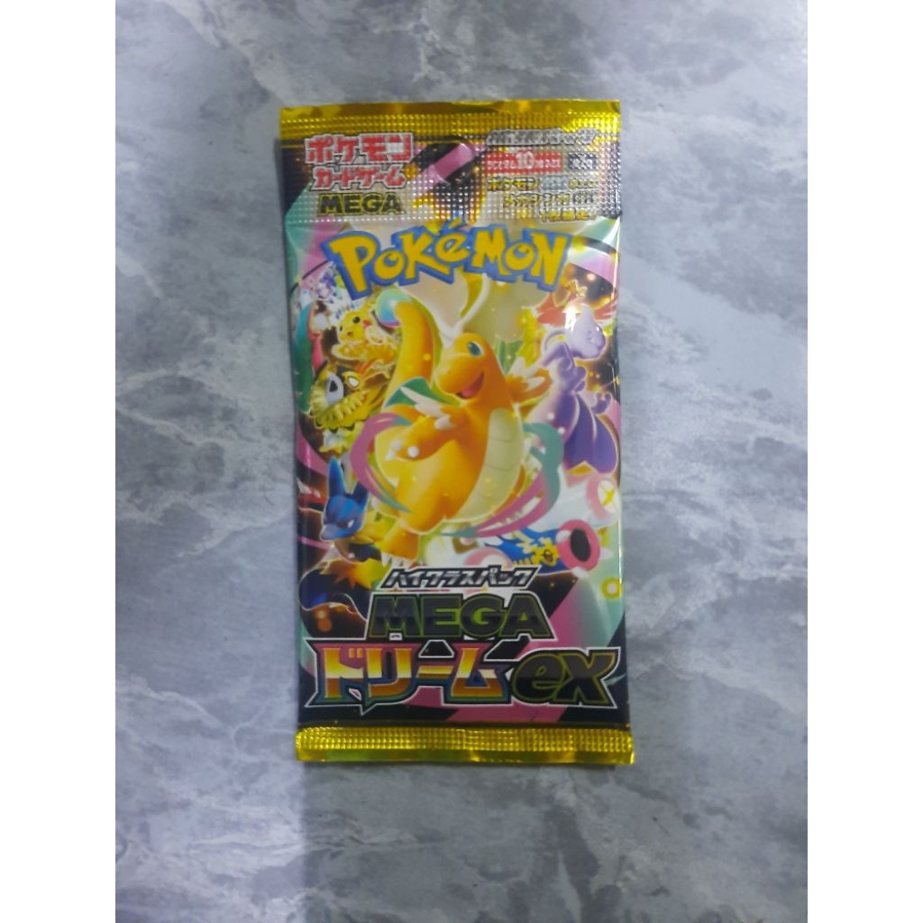 JP [แยกซอง] Pokémon Card Game MEGA Dream Ex M2a การ์ดโปเกมอน ญี่ปุ่น 1 ซองมี 10 ใบ