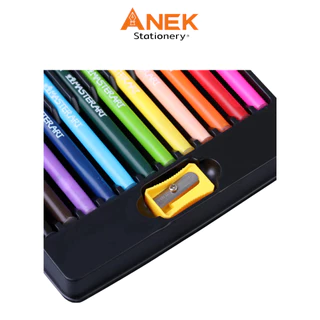 Master Art มาสเตอร์อาร์ต ดินสอสี 12 สี รุ่น Pinxx ระบายนํ้าได้ สีเสริมพัฒนาการเด็กวัย 3 ขวบขึ้นไป