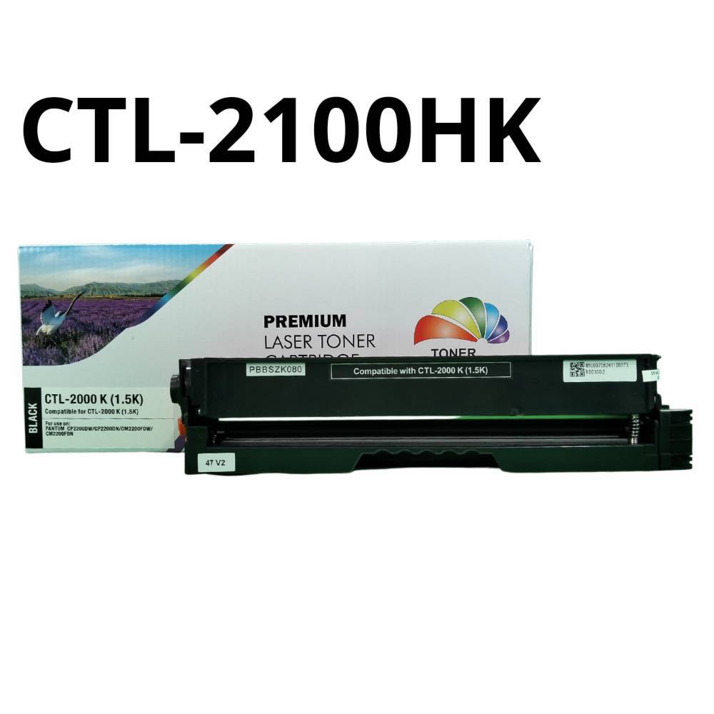 หมึกเลเซอร์สี โทนเนอร์ ตลับเทียบเท่า CTL-2100้HK (3K) กล่องคัลเลอร์ บ็อก / CP2100 / CP2100DN / CP210