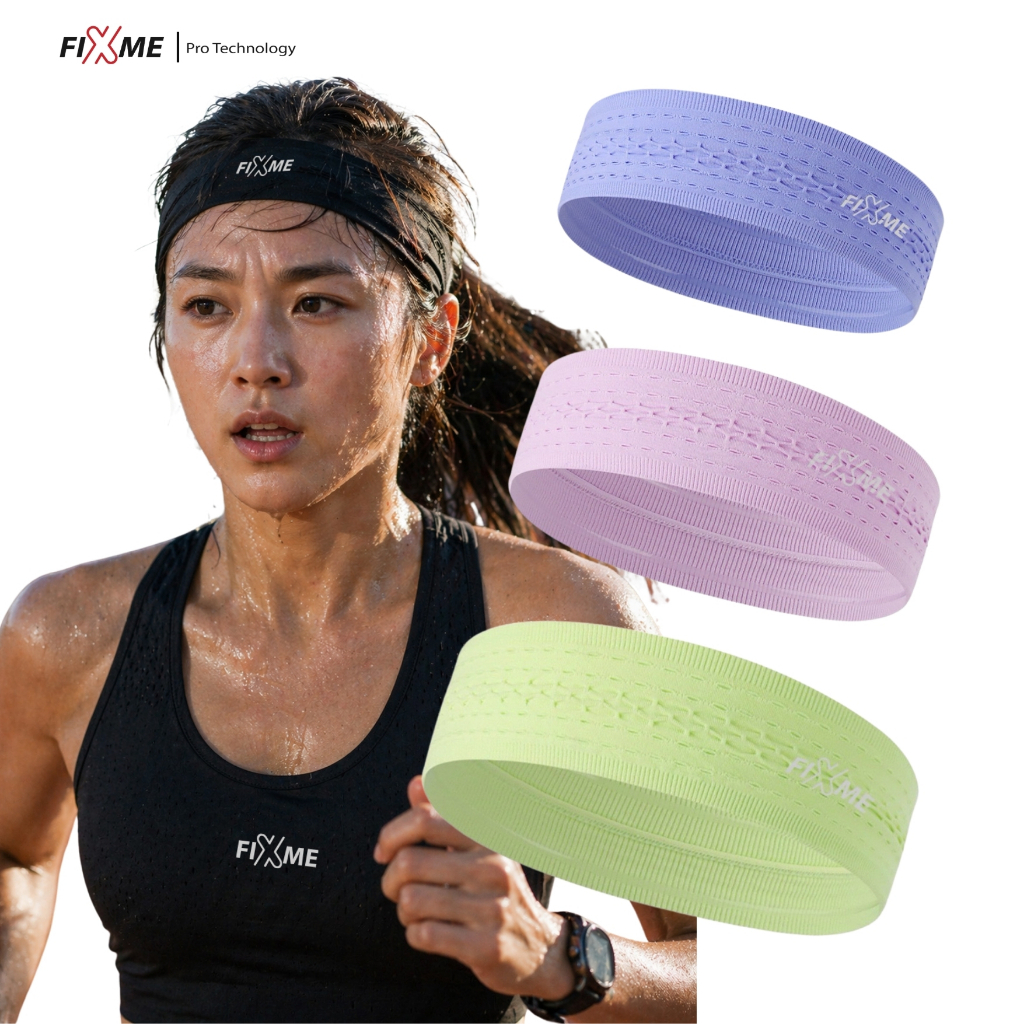 Head Band สายคาดผม นักกีฬา บาง-เบา หมดปัญหาเหงื่อลงตา คาดผมวิ่ง