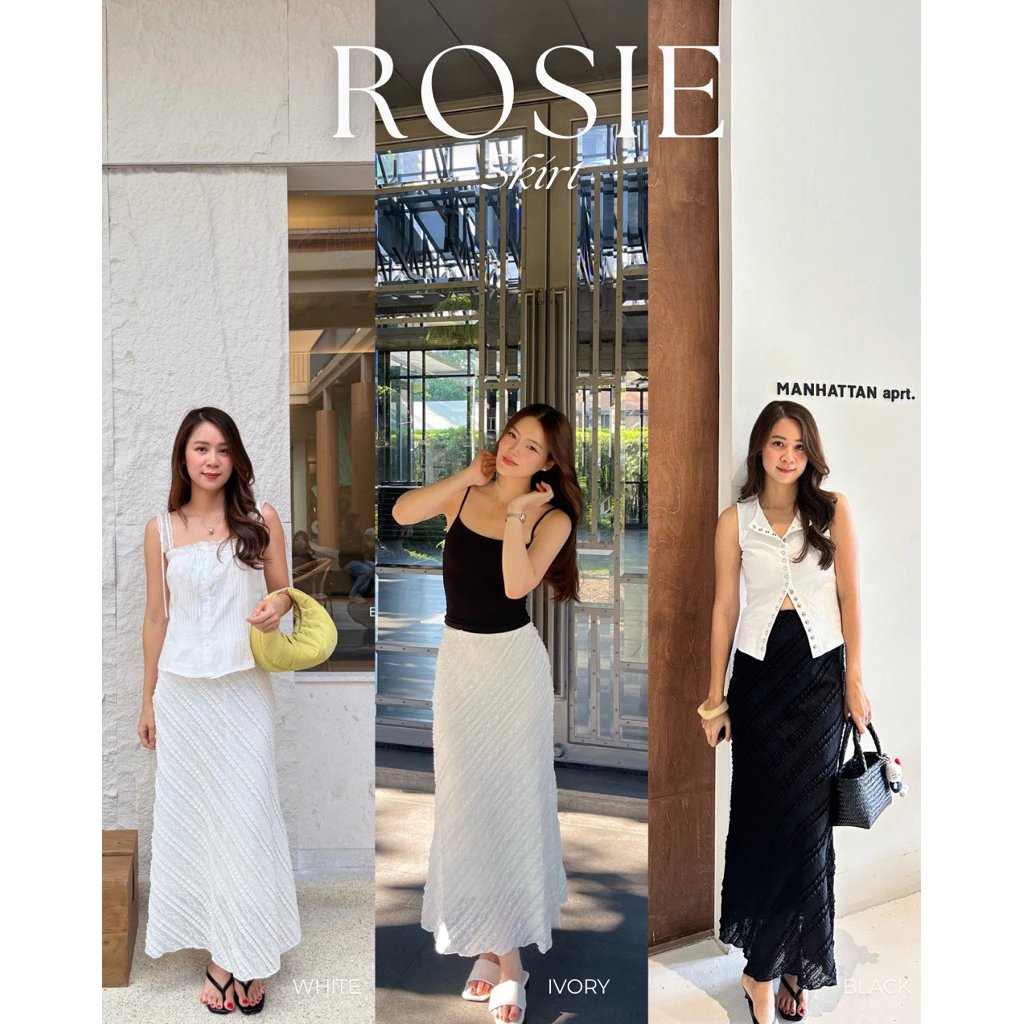 Plsme.bkk 〰“Rosie skirt” (เฉพาะกระโปรง) มีซับใน