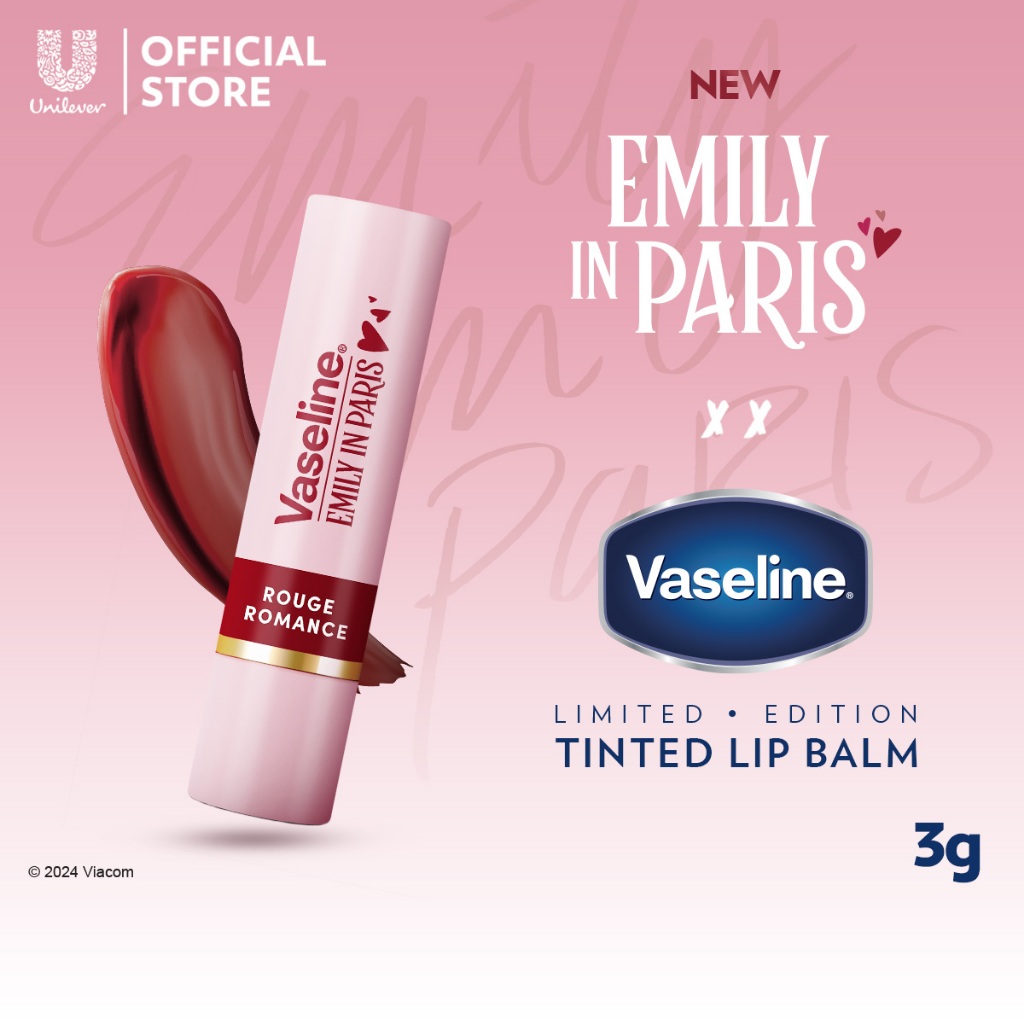 วาสลีน เอมิลี่อินปารีส ลิปบาล์ม 3กรัม VASELINE LIP BALM 3G