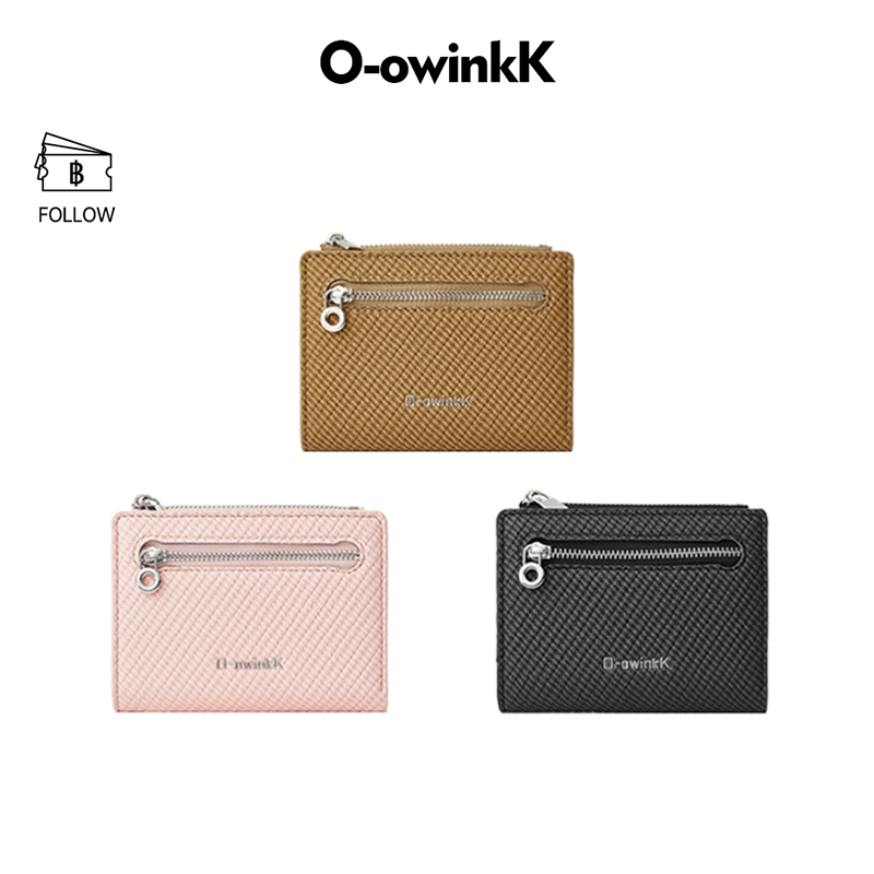 O-owinkK กระเป๋าสตางค์ผู้หญิง ใบสั้น มีช่องใส่บัตรเยอะ พกพาสะดวก