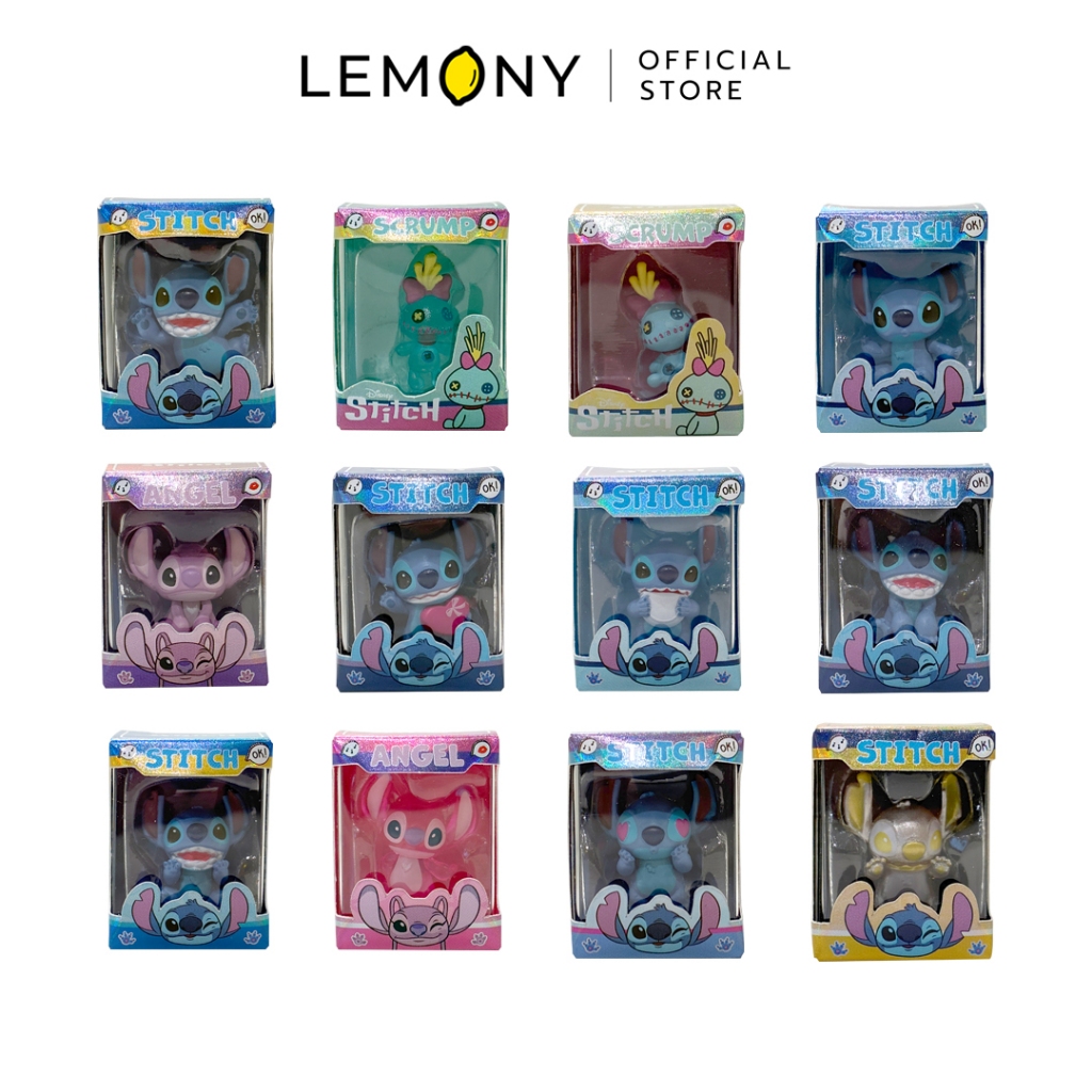 LEMONY กล่องจุ่มมินิฟิกเกอร์ ลิโล & สติทช์ Disney Lilo & Stitch Collection