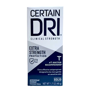 Certain Dri แท้อเมริกา โรลออลระงับกลิ่นกาย ระงับเหงื่อ สูตรที่แพทย์แนะนำ มีแบบ A.M และ P.M. ทาเช้าและก่อนนอน