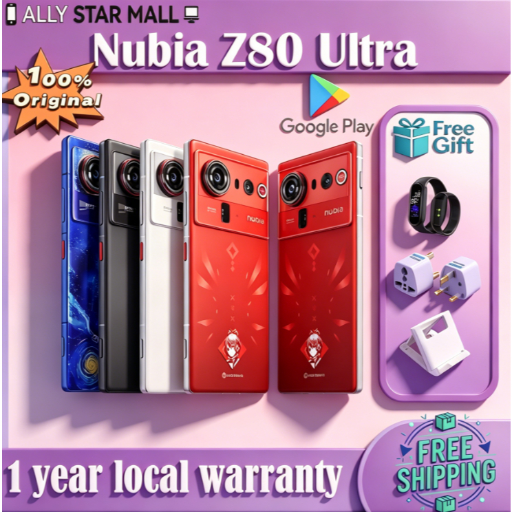 Global ROM Nubia Z80 Ultra Snapdragon 8 Elite Gen 5 6.85" AMOLED 1216 x 2688 pixels 7200mAh 90W | Nu