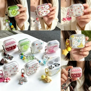ส่งจากไทย เคสหูฟัง เเถมสายห้อย สำหรับเคส Airpods รุ่น Airpods 1/2 Airpods 3 Airpods 4 Airpods pro pro2 pro3 j201