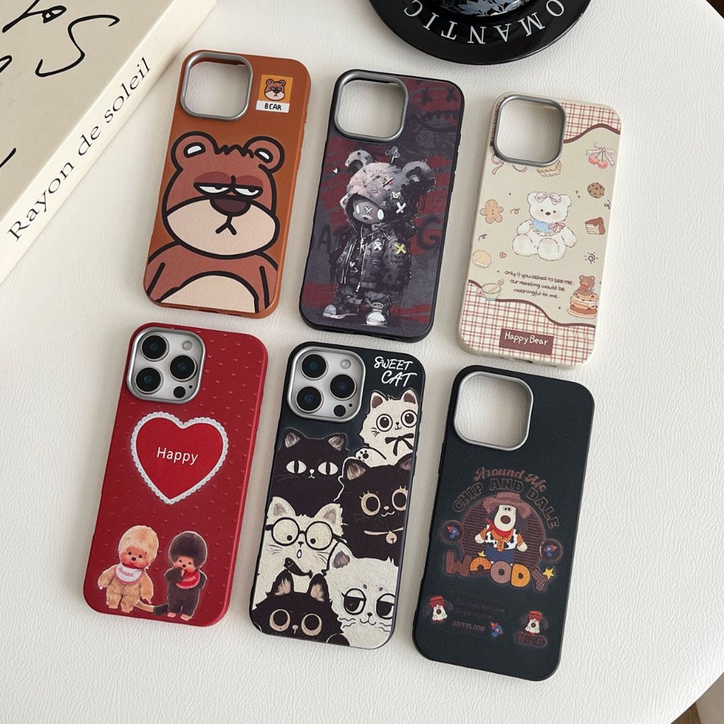 เคสมือถือ สำหรับ ViVO Y05 Y11D V70 เคสงานหนัง กล้องนูน เปิดเลนส์กล้อง งานนิ่มพิมพ์ลายน่ารัก พร้อมส่งจากไทย #NN