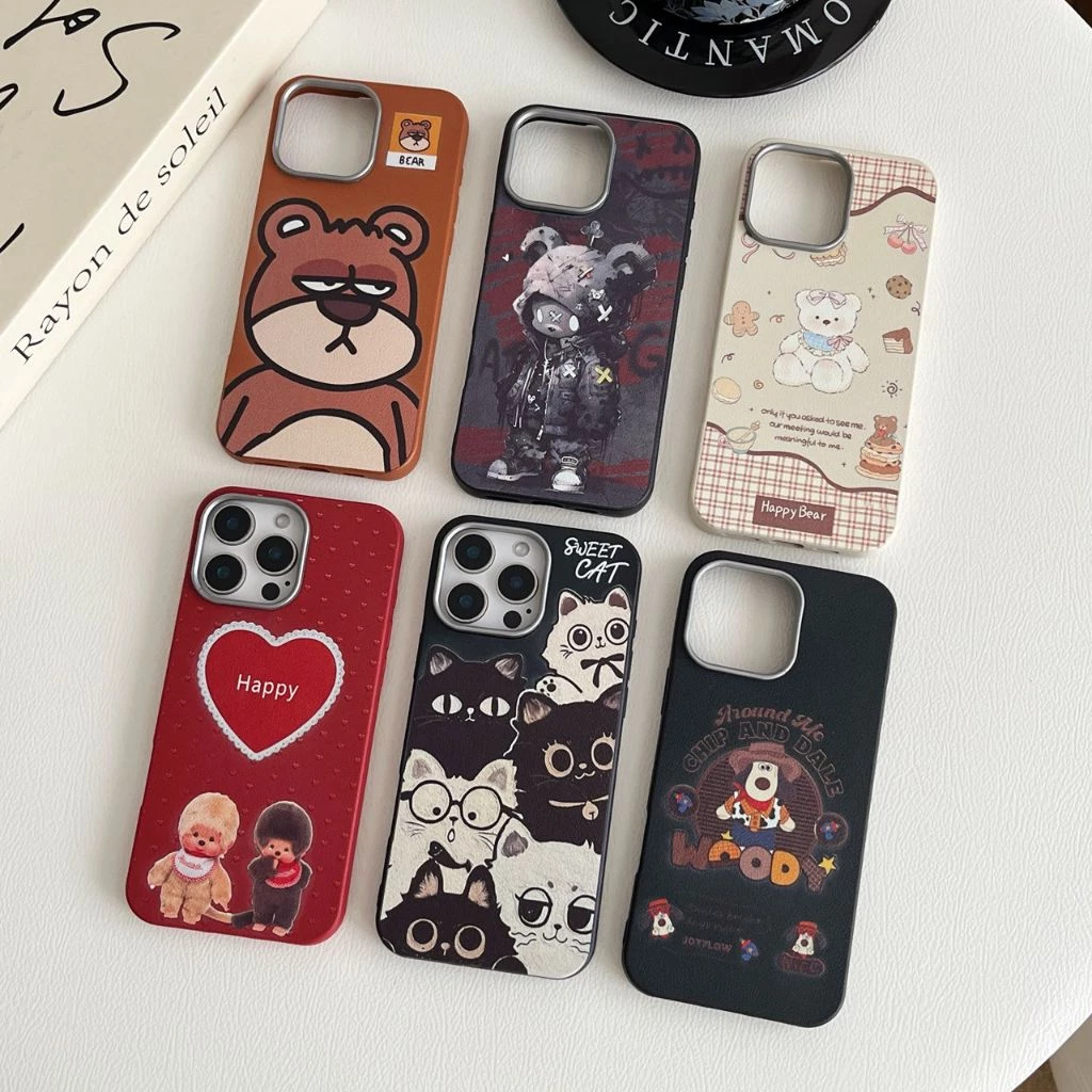 เคสมือถือ สำหรับ OPPO A6pro A78 A38 A18 A76 A96 A74 A95 เคสหนังนิ่ม พิมพ์ลายการ์ตูนงานนิ่ม เปิดเลนกล้อง พร้อมส่ง #NN