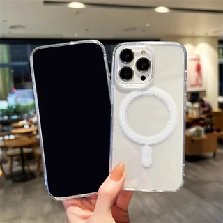 🔥ส่งจากไทย🔥For iphone 18 17 เคสไอโฟน 11 13 16 17 14 15 pro max 12 13pro เคสเกาหลี พสัส 17AIR เคสโทรศัพท์แม่เหล็กแบบใส