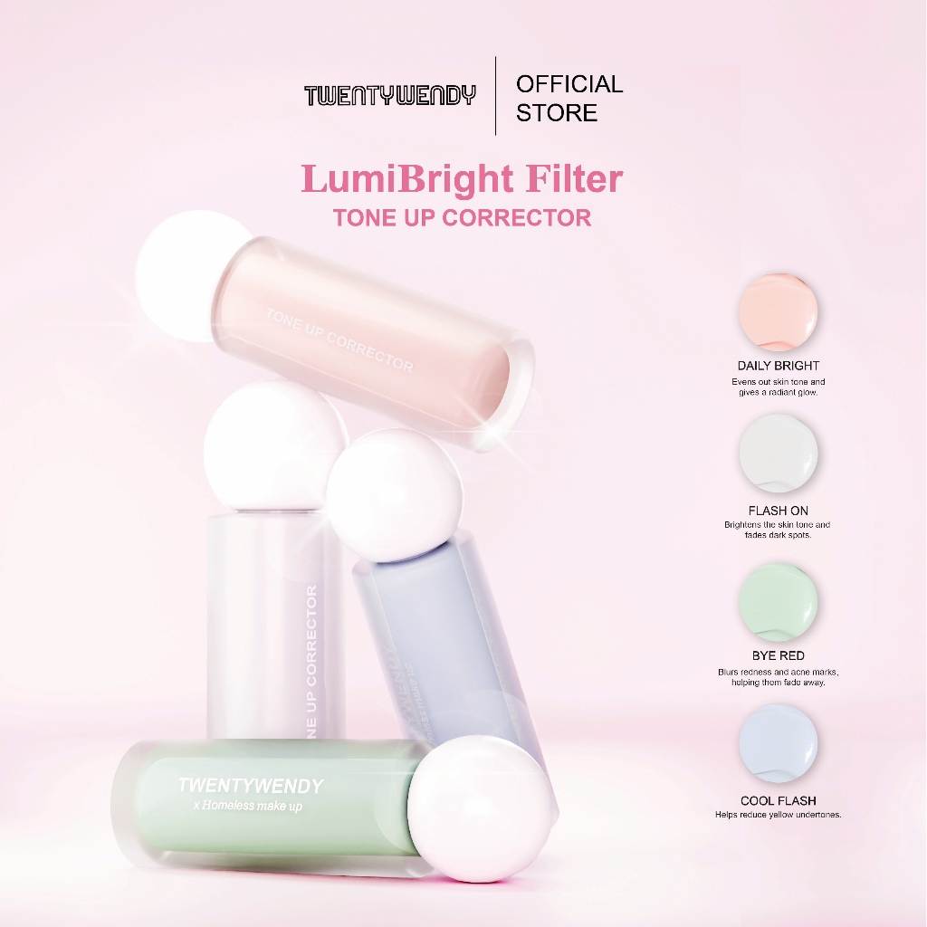 twentywendy | LumiBright Filter | Tone Up Corrector เบสปรับสีผิว ช่วยเปิดไฟให้ผิว เบลอรูขุมขนให้ผิวเ