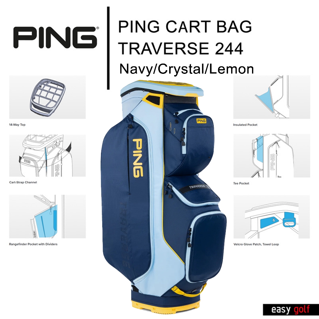 PING CART BAG TRAVERSE 244 PING CART BAG ถุงกอล์ฟ