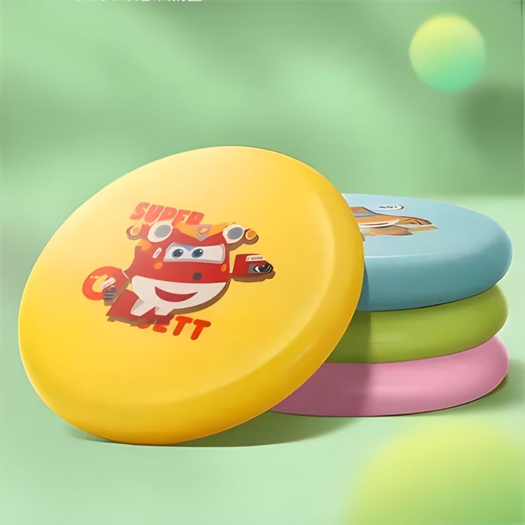 SALE! พร้อมส่ง จานร่อน โฟมPU ลายการ์ตูน 20ซม. 4สี Flying Disc