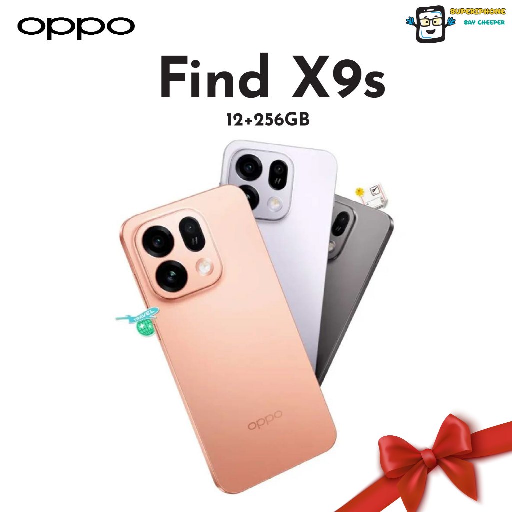 OPPO Find X9s รุ่น 5G(12+256GB) จอ 6.59 l คู่หูสายท่องเที่ยว l แบตเตอรี่ 7025 mAh(By Shopee  SuperTphone1234)