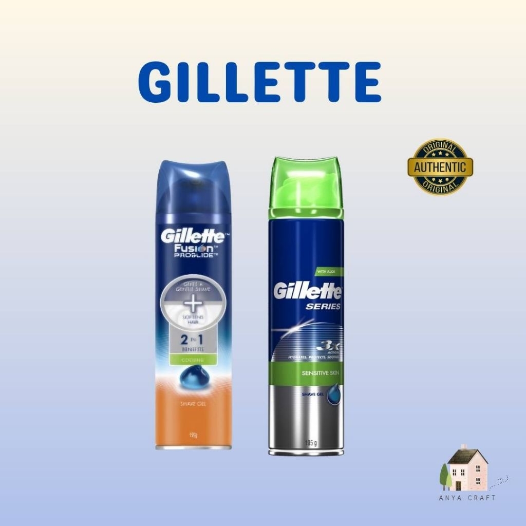 A015-เจลโกนหนวด Gillette Fusion Proglide/ sensitive 195 g