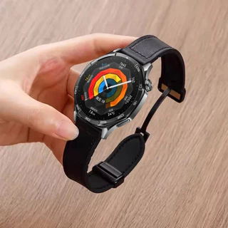 สายหนัง 22 มม.สำหรับ Redmi Watch 5 Active/Lite ซิลิโคนสร้อยข้อมือแม่เหล็กสำหรับ Xiaomi นาฬิกา 5/ s5/S4 47 มม./S3/S2/S1