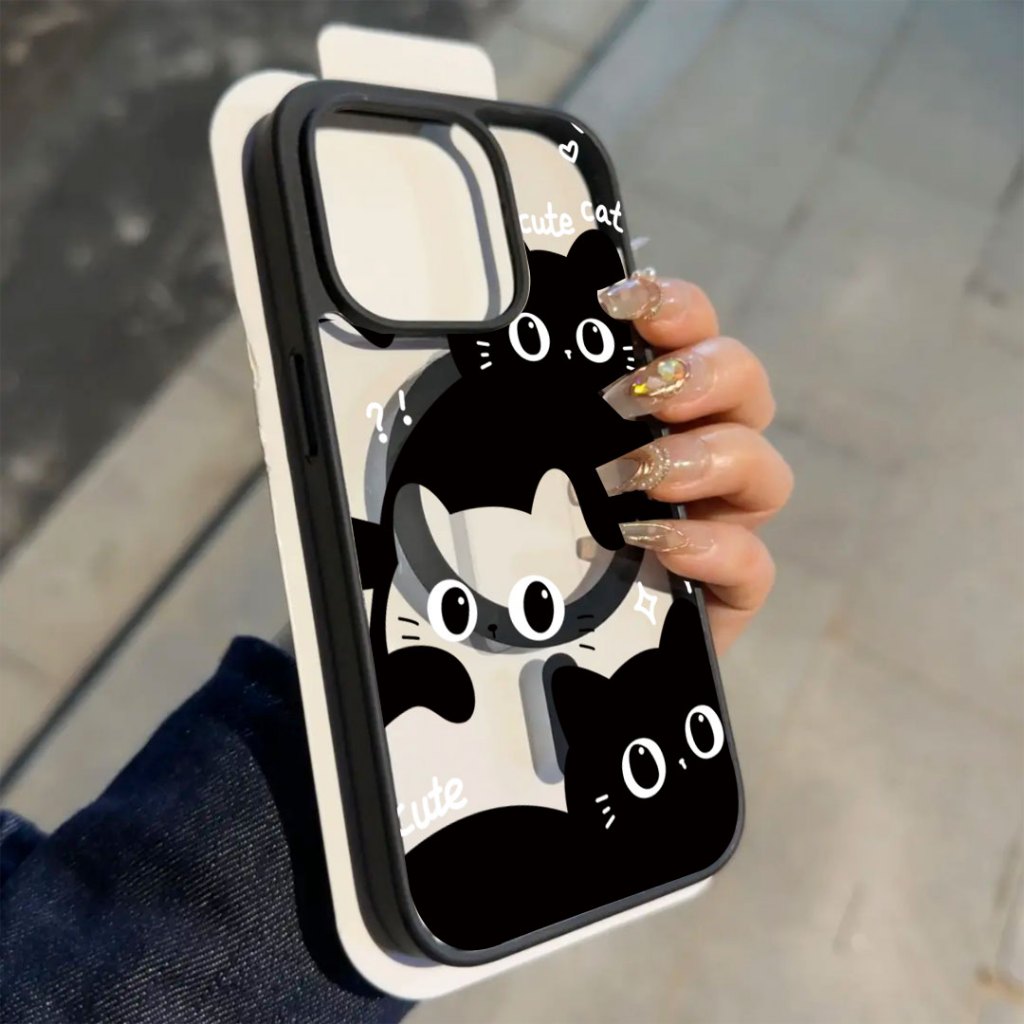 372.เคส ชาร์จได้ ลายน่ารัก สำหรับ iPhone 17 17Pro 17Promax 17E 16E 16 16Promax 15 14 13 Promax 12 11 Pro max เคสโทรศัพท์