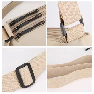 กระเป๋าไหล่แฟชั่นสตรี, กระเป๋า crossbody สบายๆ ความจุขนาดใหญ่, กระเป๋าสะพายไหล่ปรับได้ แบบพกพาหลายช่อง