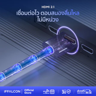 NEW 2026 iFFALCON by TCL ทีวี 43 นิ้ว 4K HDR Google TV รุ่น 43U65A HVA Panel ระบบปฏิบัติการ Google/AIPQ/AI Color/AI Clar