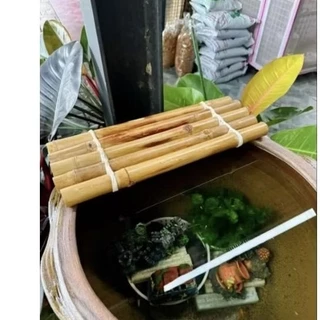 แพไม้ไผ่ ตกแต่งบ่อปลาขนาด กว้าง20ซม*ยาวตั้งแต่ 35-120ซม หรือตามความต้องการของคุณลูกค้า(สีไม้ไผ่เปลี่ยนตามแต่ละล็อตนะคะ)