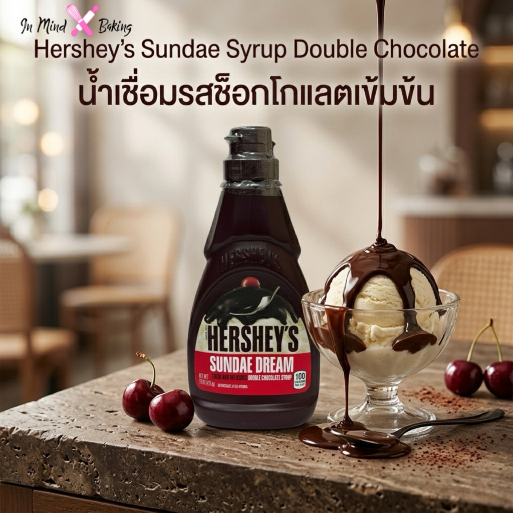 Hershey Syrup เฮอร์ชีส์ ไซรัป น้ำเชื่อมสำหรับเครื่องดื่ม ไอศครีม และเบเกอรี่ ขนาด 623 กรัม รสช็อกโกแลต สตรอเบอร์รี่ ราคา ถูกที่สุด ดีลบีเคเค แกลเลอรีภาพที่ 7