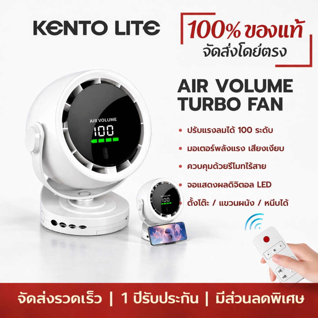 【เย็นกว่าแอร์】พัดลมตั้งโต๊ะ พัดลมพกพา 20000mAh ลมเร็ว100ระดับ  ใบพัดกังหัน8ใบลมแรงเงียบ พัดลมหมุนเวียน