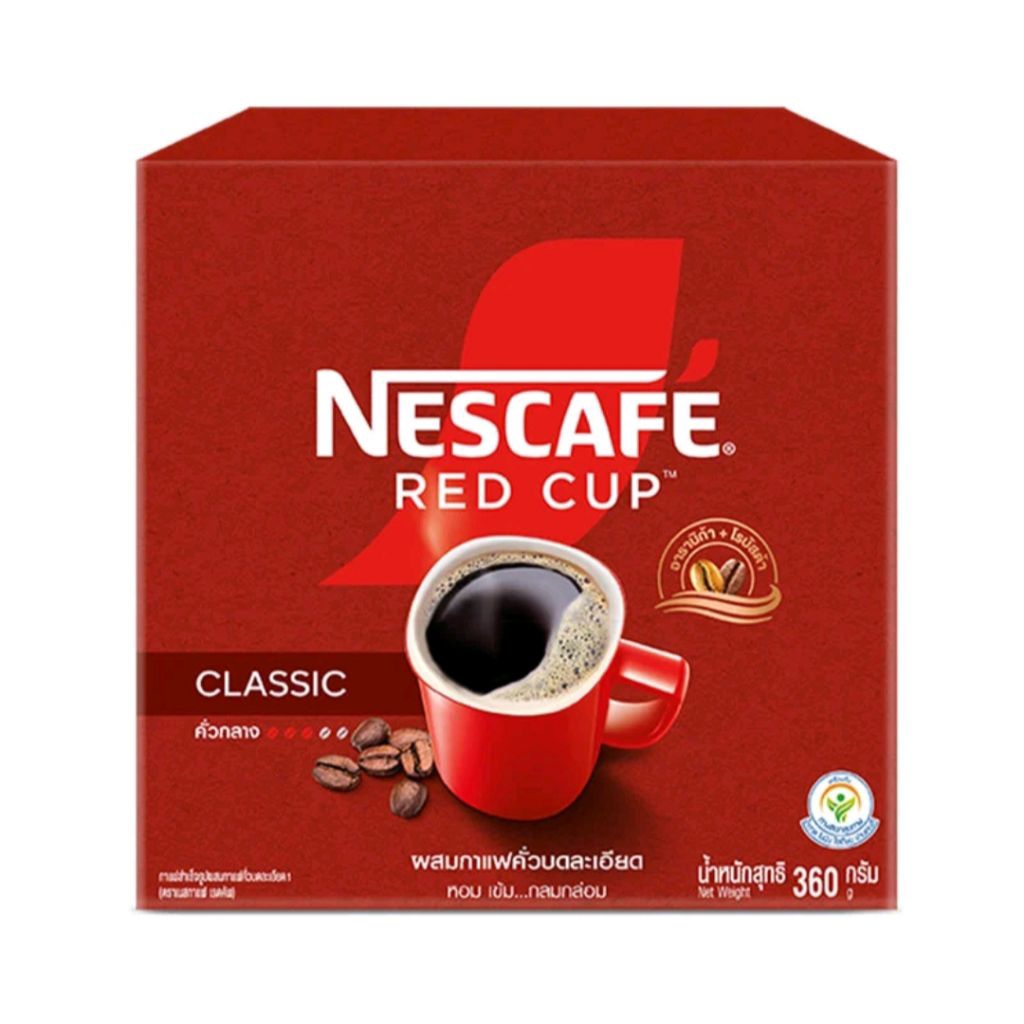เนสกาแฟ เรดคัพ กาแฟสำเร็จรูปผสมกาแฟคั่วบดละเอียด 360 กรัม