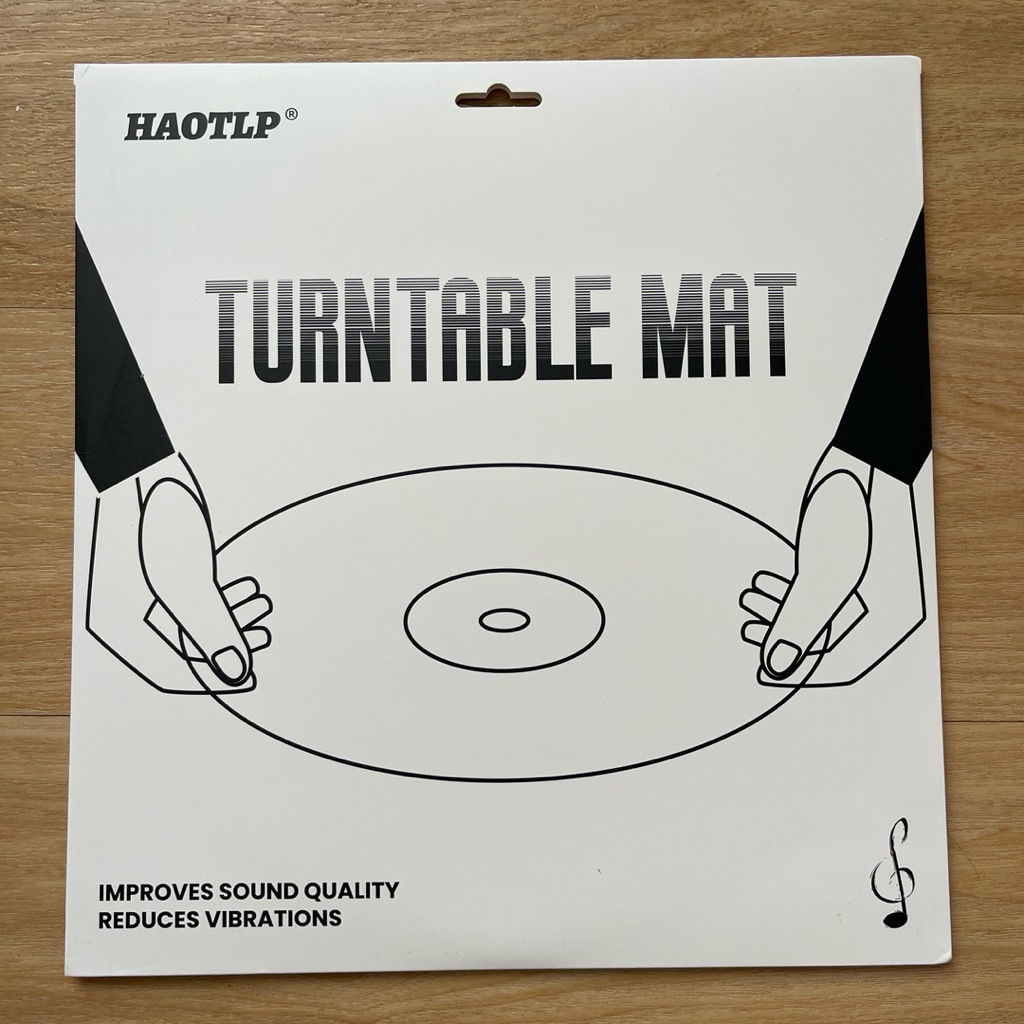 (พร้อมส่ง🔥) แผ่นอะคริลิค รองแผ่นเสียง  Acrylic LP Slip Mat ขนาด 12 นิ้ว เครื่องเล่นแผ่นเสียง