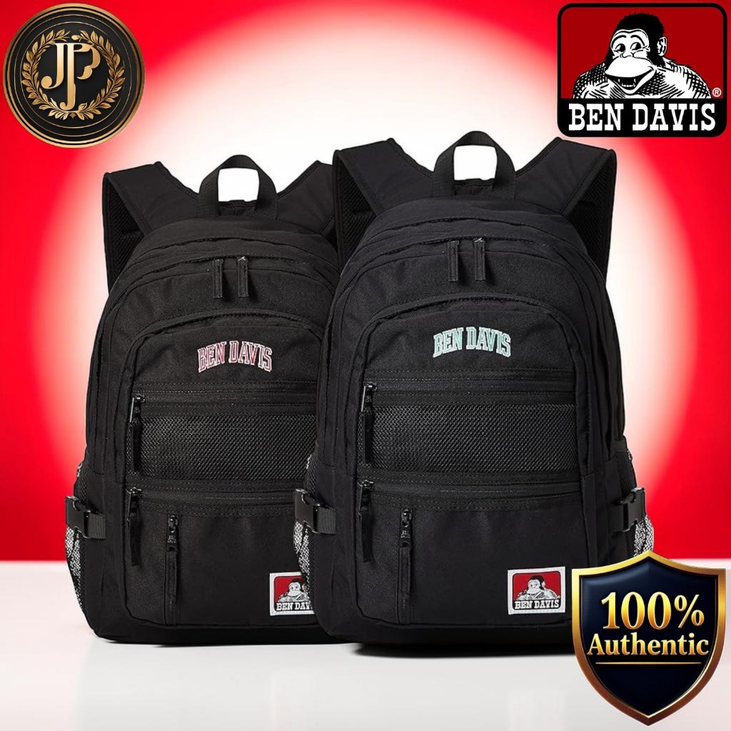 [BEN DAVIS] Ben Davis Backpack NEW MESH XL-PACK-CL BDW-8142CL BKWT Large