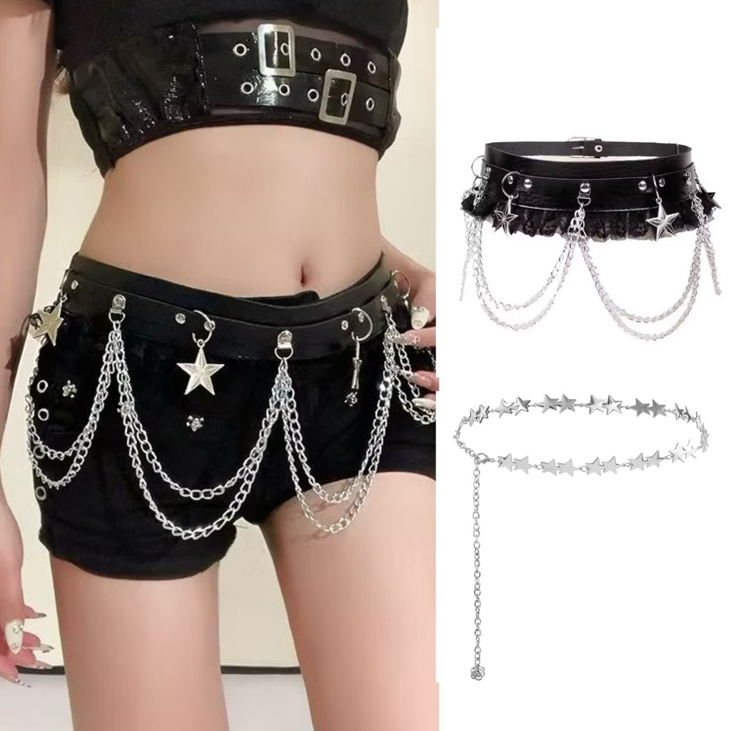 🔥 มีส่งด่วน เฉพาะ กรุงเทพและปริมณฑล เข็มขัดy2k แฟชั่น ใส่ได้ทั้งเด็กและผู้ใหญ่