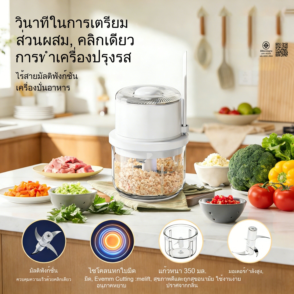รับประกัน 3 ปี เครื่องปั่น เครื่องปั่นบด เครื่องปั่นบด เครื่องปั่น เครื่องบดหมู อเนกประสงค์ เครื่องบด เครื่องผสมอาหาร350