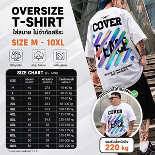 M-10XLเสื้อยืดแฟชั่นคอกลม เสื้อคอกลม สกรีนลายตัวอักษร สีชัด ผ้าใส่สบาย มีปลายทาง พร้อมส่งในไทย