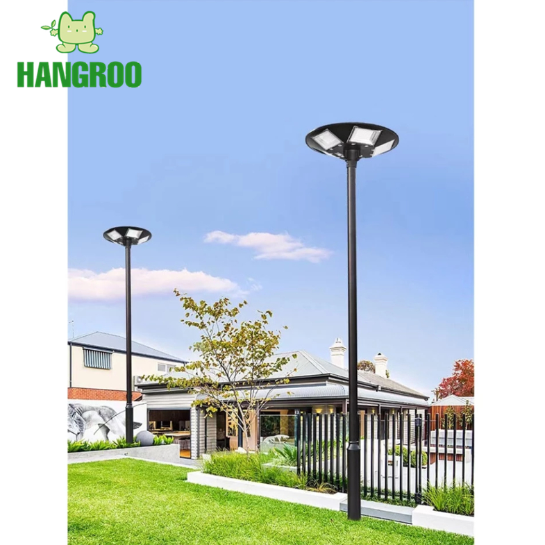 HANGROO Solar cell ไฟโซล่าเซลล์ UFO 200000W ไฟถนน Solar Light ไฟถนน LED แสงสีขาว