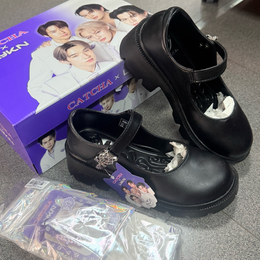 CATCHA x LYKN 2026 แท้ 100% รองเท้านักเรียน Catcha รุ่น Limited Edition ส้นปกติ ส้นสูง มี 2แบบ ของแถ