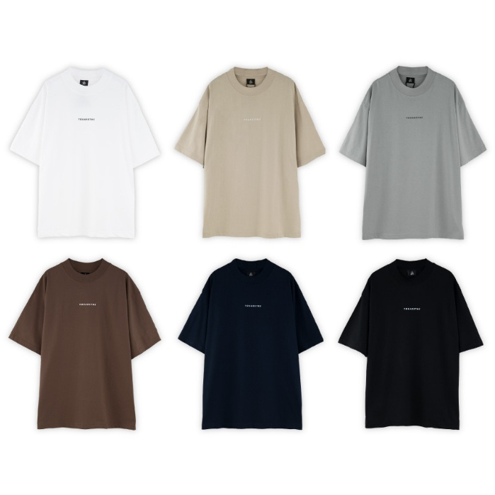 URTHE - เสื้อยืด คอเต่า แขนสั้น รุ่น TURTLE NECK