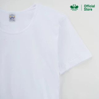 ห่านคู่ เสื้อยืดผู้ชาย คอกว้าง สีขาว รุ่น Classic (แพ็ก 6 ตัว)