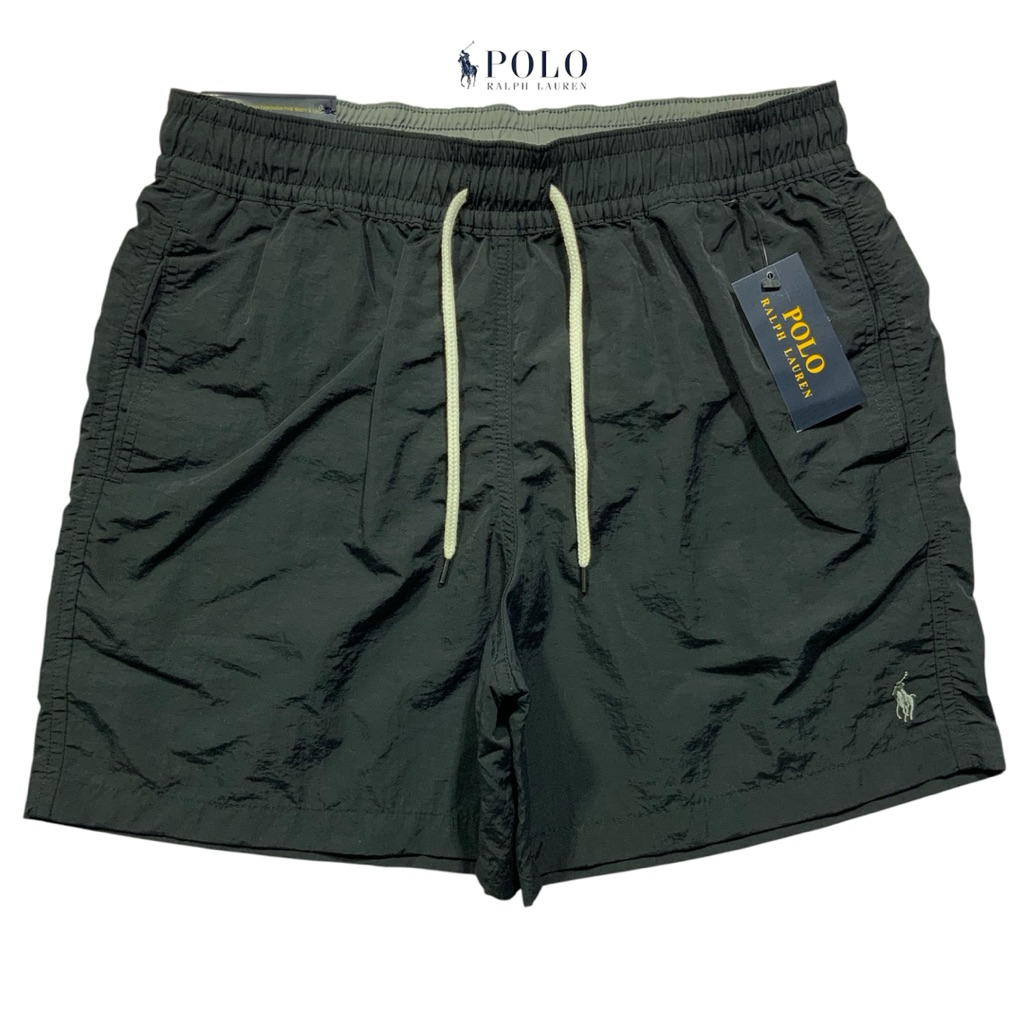 กางเกงขาสั้น POLO (M) สีดำสนิท สภาพมือ1 +ป้ายแท็ก