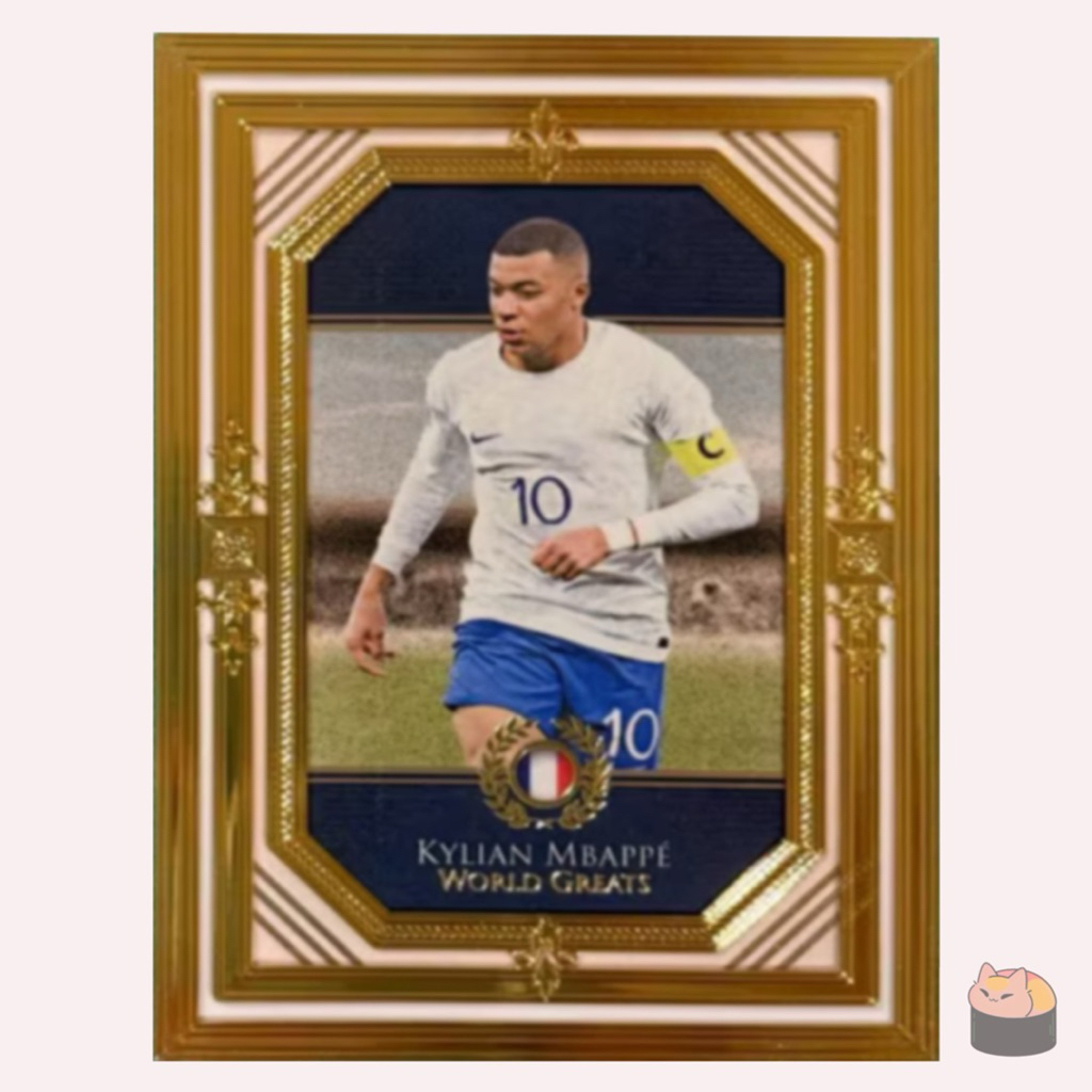 Kylian Mbappe 2024 Futura Nostalgic 23KT Gold Card 3/11 Authentic