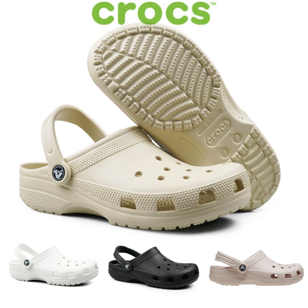 ✨Hot 2026✨ Crocs Classic Clog Unisex ดีไซน์เรียบง่าย ใส่ Jibbitz™ ตกแต่งได้ไม่จำกัด รองเท้าทะเล คลาสสิค โดนใจสายแฟชั่น 🇹