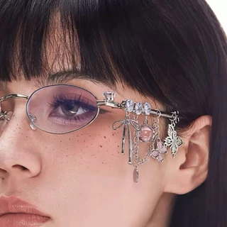 ✨ชาร์มห้อยแว่น✨ 1ชิ้น Charmglassesชาร์มตกแต่งขาแว่น จี้ห้อยตกแต่งขาแว่นเพิ่มความแกรม glasses charm