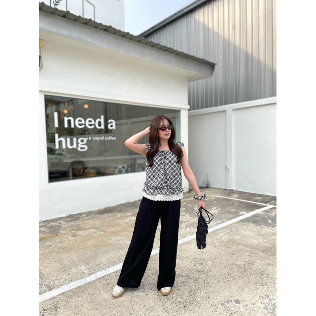 Snazzy shop - Scott top x Linen pants