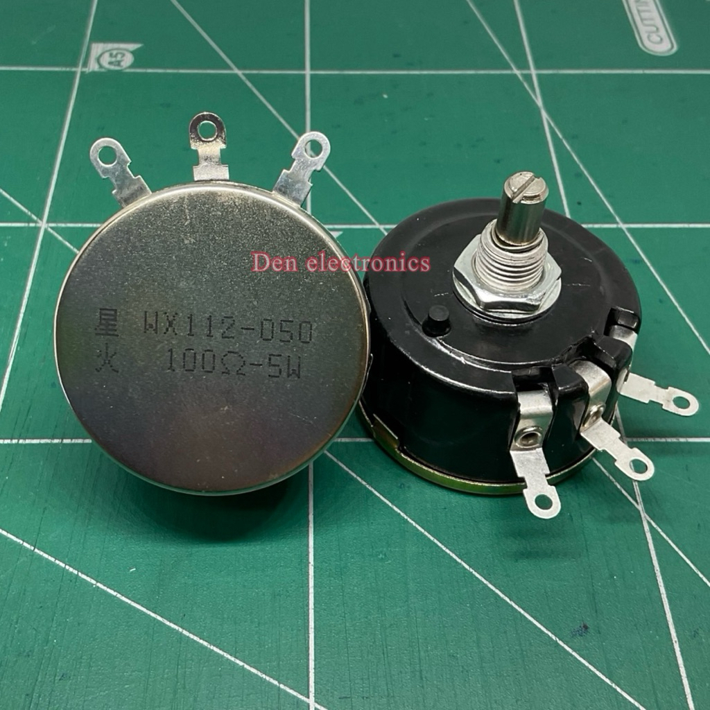 WX112(050) 1K/2.2K/4.7K/5.6K/10K/22K/47K/100ohm/470ohm/560ohm VR วอลลุ่ม 5W บวกลบ 5% พร้อมส่ง