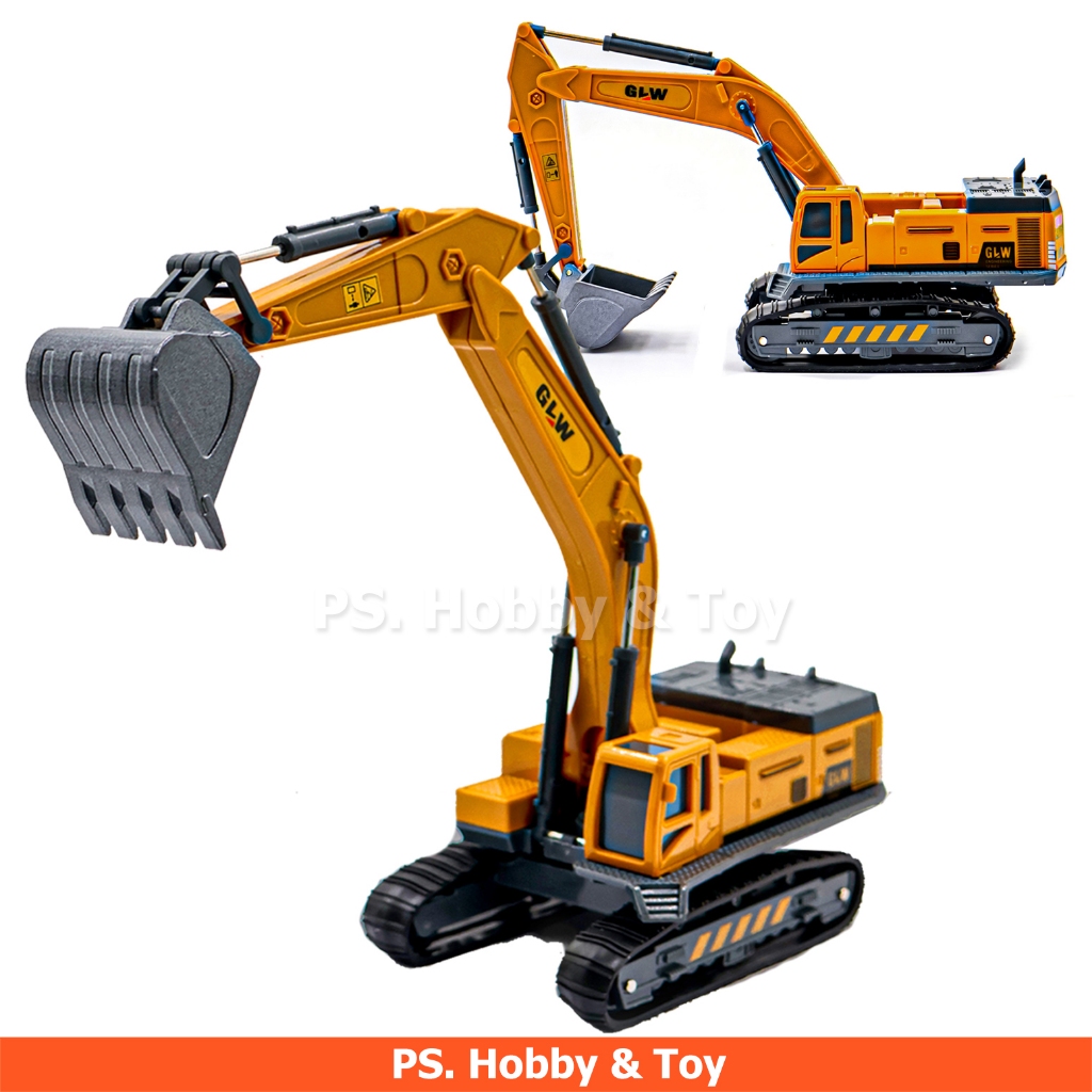 ของเล่นรถตักดิน ล้อตีนตะขาบ หัวบุ้งกี๋เหล็ก ITEM NO.PS- 96410