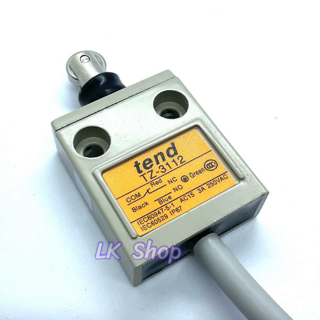 TZ-3112 Tend Limit Switch สายยาว 1M 1NO 1NC 3A 250VAC ลิมิต สวิตช์ มี4สาย พร้อมส่ง
