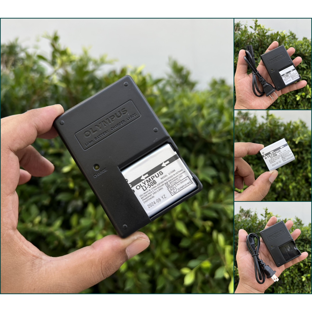 ⚡ร้านนี้ส่งเร็ว⚡แบต Olympus Li-50B และแท่นชาร์จกล้อง Olympus TOUGH TG-610 TG-630 µ1020 µ1030 µ9000 S