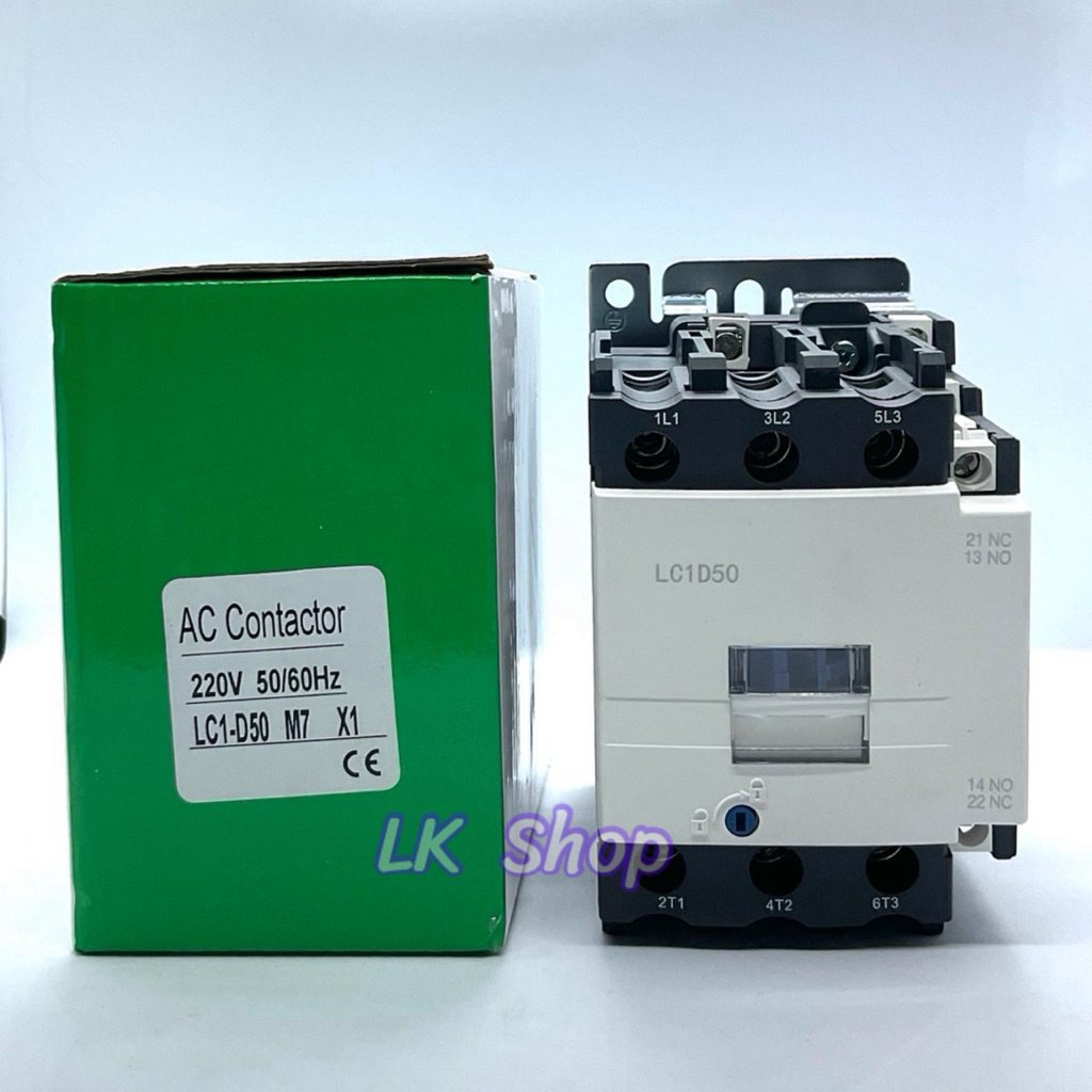 LC1-D50 M7 PNC Magnetic contactor แมกเนติก lth:80A Ui:690V ของใหม่ พร้อมส่ง