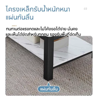 โต๊ะกลางโซฟา แก้วนิรภัย ลายหินอ่อน ขนาด 100/120 ซม. สไตล์โมเดิร์น เหมาะสำหรับรับแขก นั่งจิบชา Table