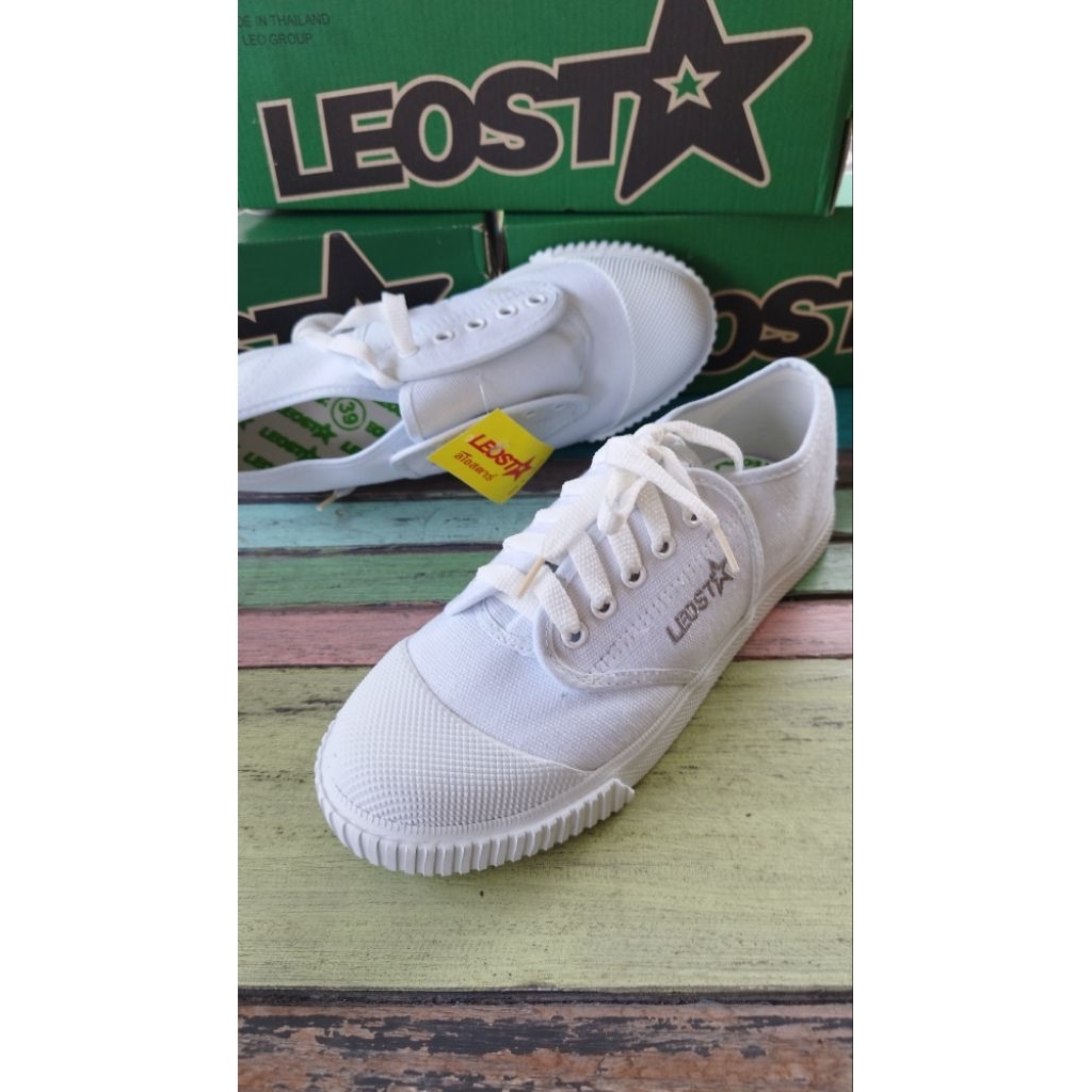LEOSTAR รองเท้าผ้าใบ รองเท้ากีฬา รองเท้านักเรียน รุ่น205 Leo ราคา ถูกที่สุด ดีลบีเคเค แกลเลอรีภาพที่ 6